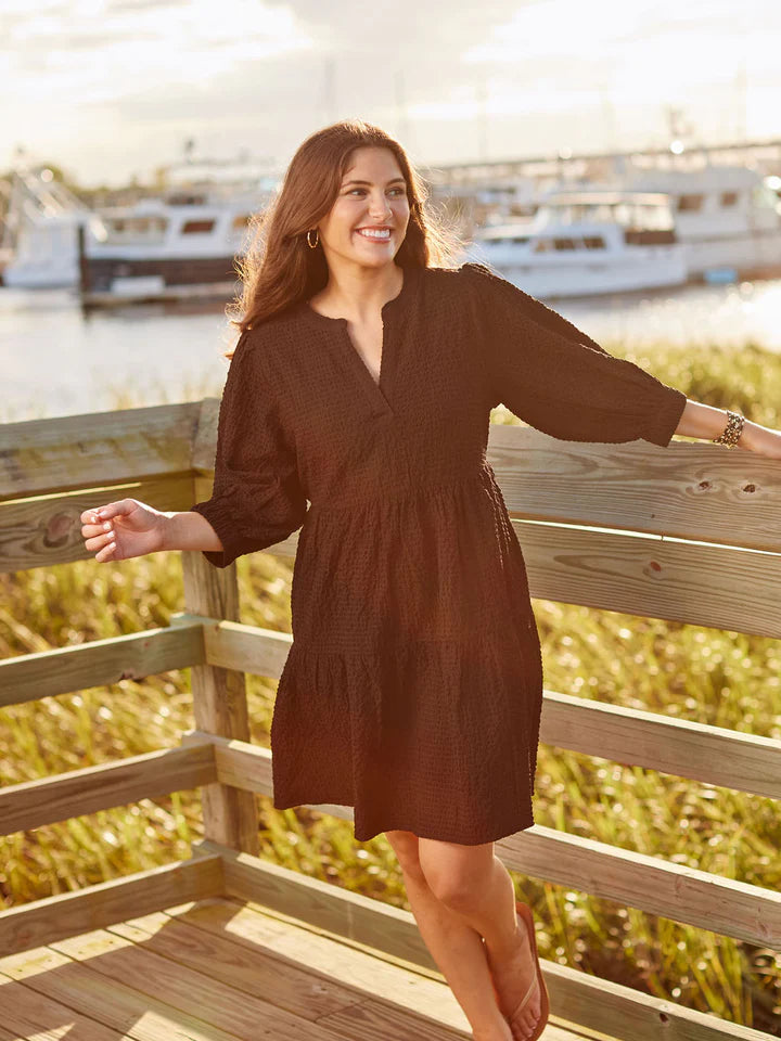 Mary Square Cooper Dress Black – Dan's Southern Prep