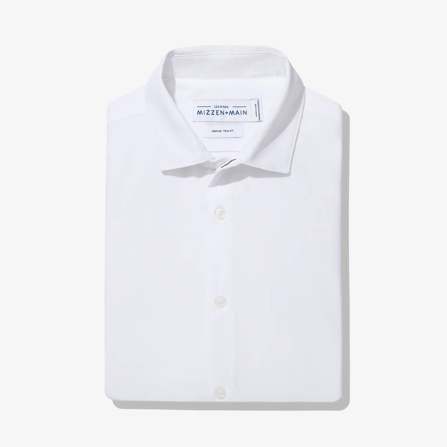 mizzen and main white dress shirt White Confetti Leeward No Tuck Dress Shirt