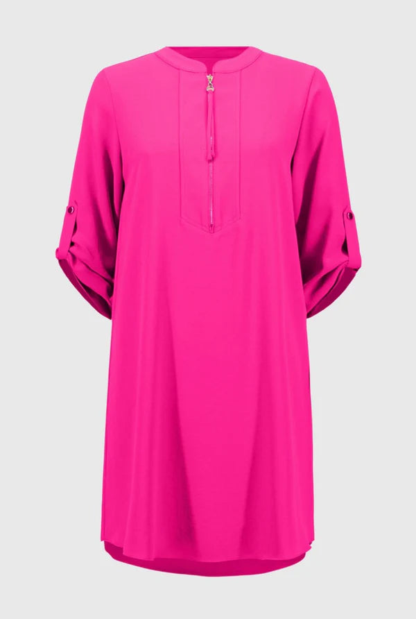 Joseph Ribkoff Zip Front Dress 232201 Geranium US12 / Geranium
