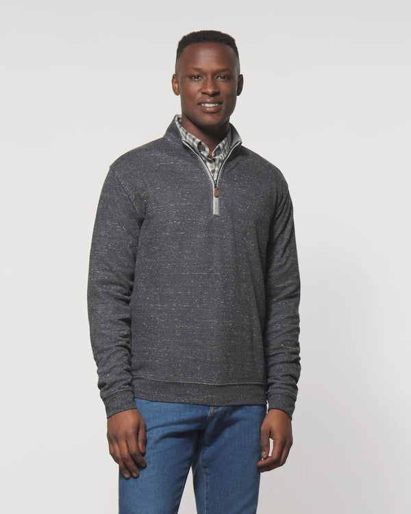 Johnnie-O Sully 1/4 Zip Pullover in Pewter