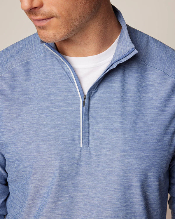 Johnnie-O Baird Performance 1/4 Zip Pullover in Offshore