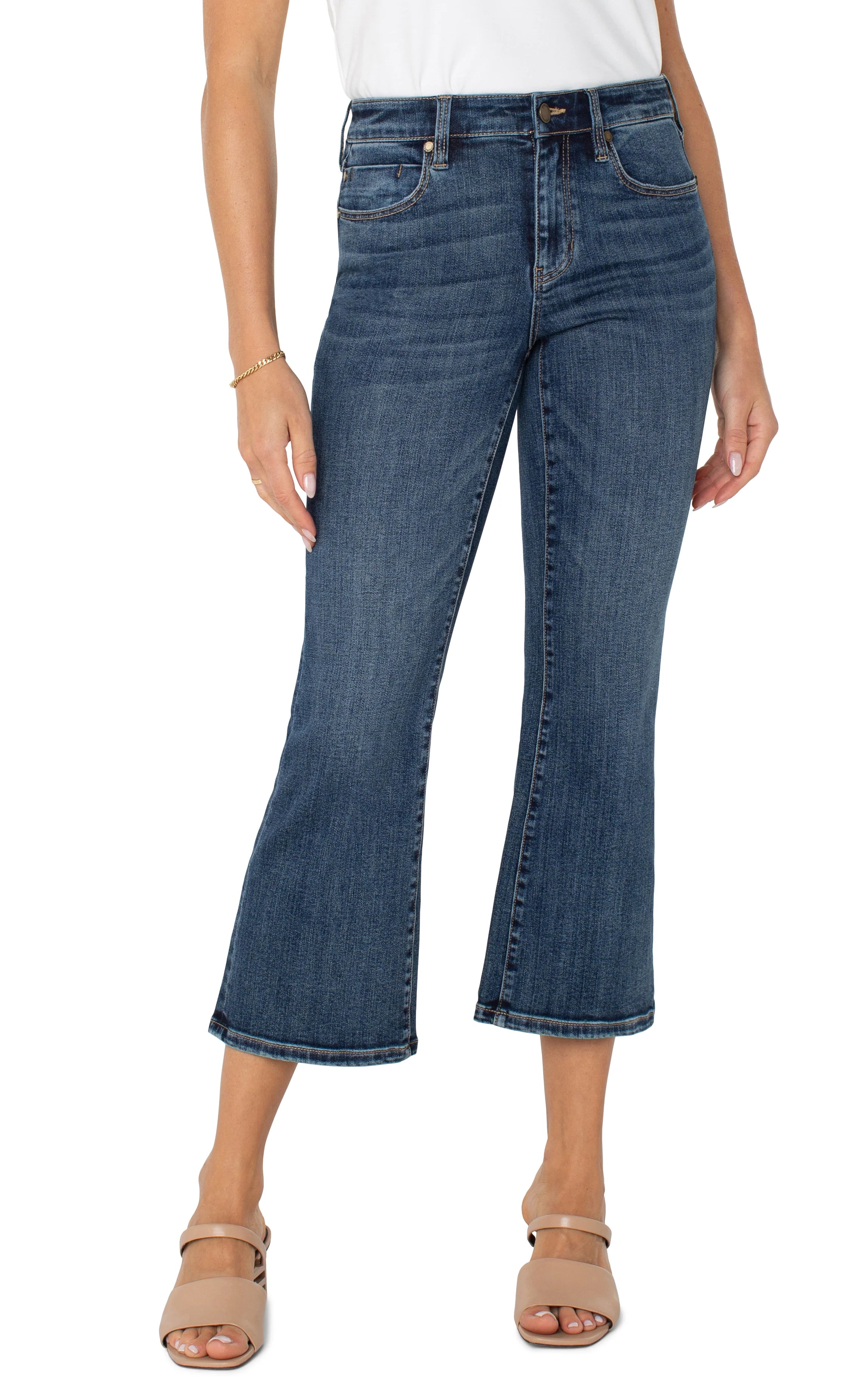 Hannah Cropped Flare Jean (Liverpool) main image 0