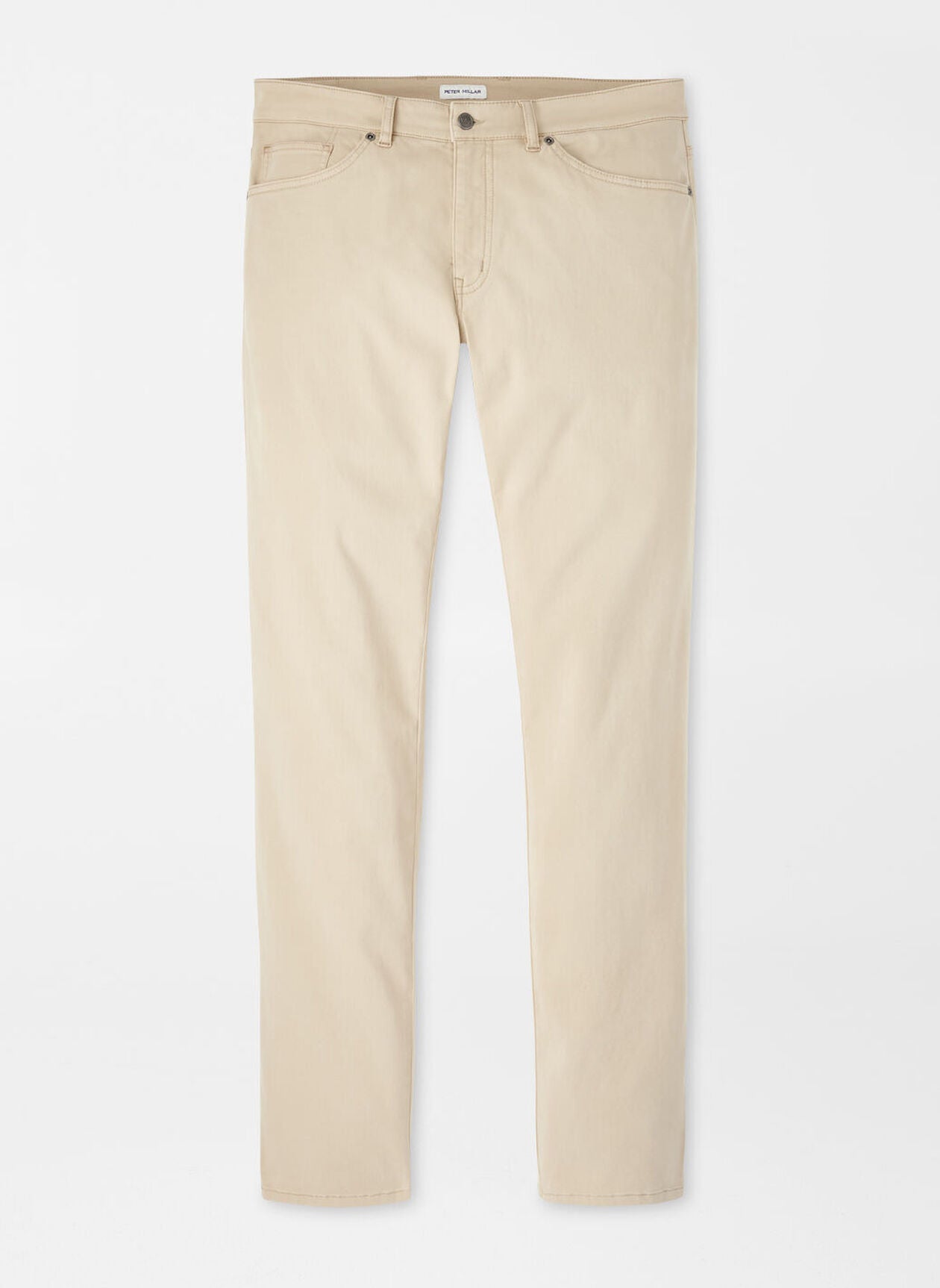 SIGNATURE SATEEN FIVE POCKET PANT - GRAIN
