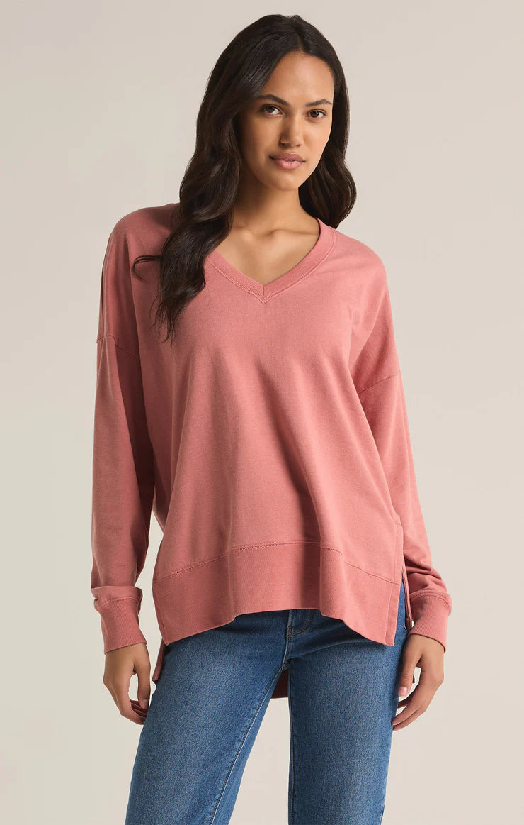 V-Neck Weekender Top main image 1