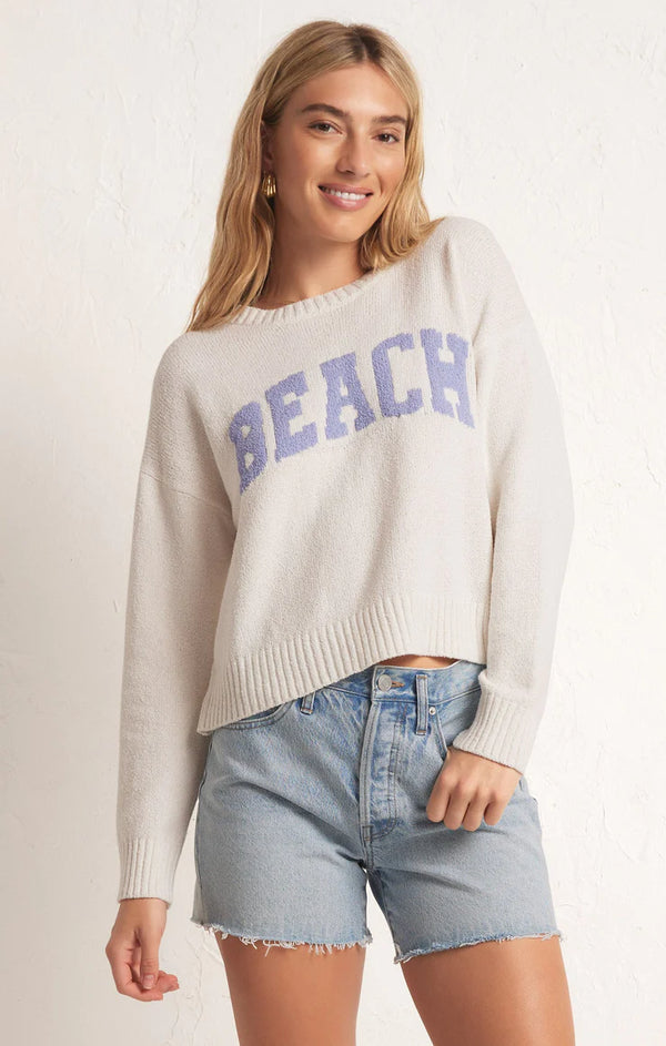 Z Supply Beach Sweater Violet Haze