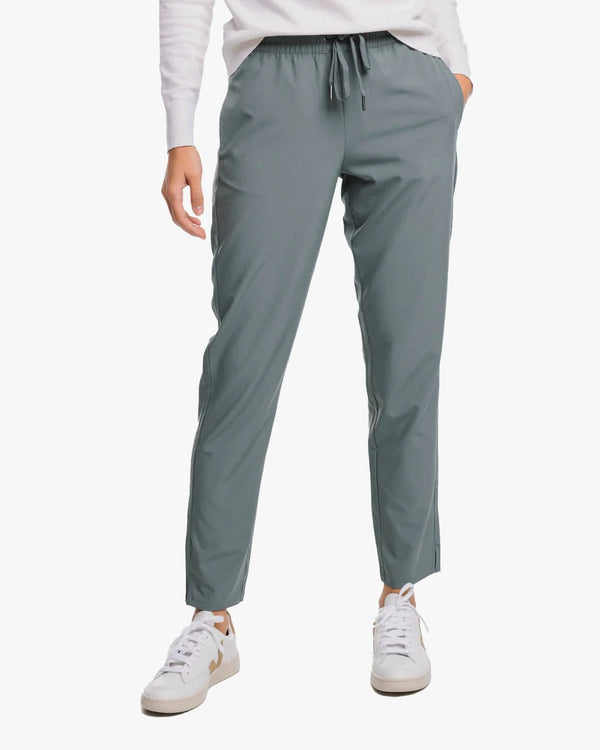 Southern Tide Casey Woven Pant Balsam Green