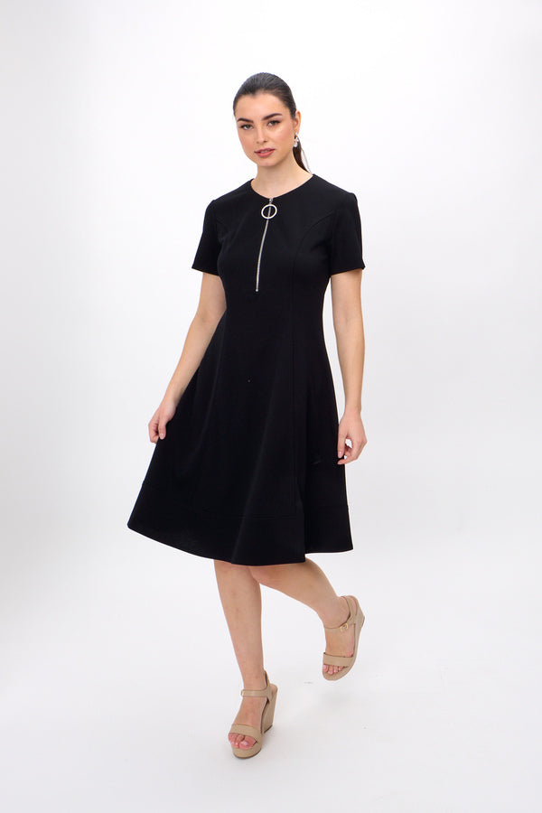 Joseph Ribkoff Fit and Flare Dress Style 242031 Black