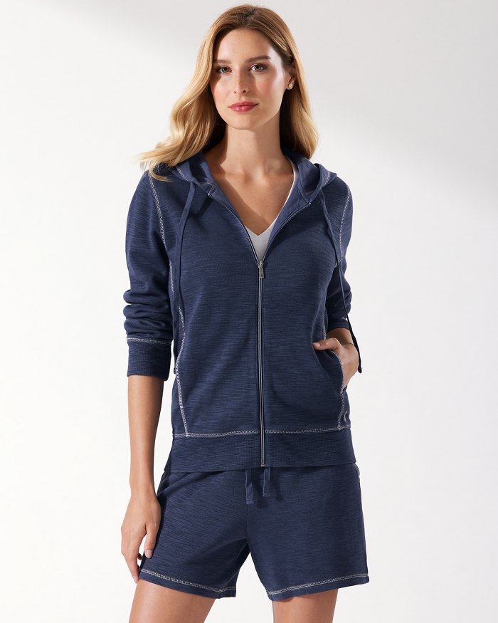 Tommy Bahama Tobago Bay Full Zip Hoodie Ocean Deep Dan s