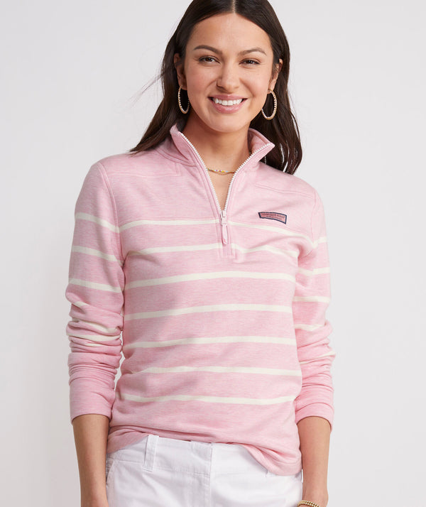 Vineyard Vines Dreamcloth Striped Relaxed Shep Shirt Stripe Pink Heather