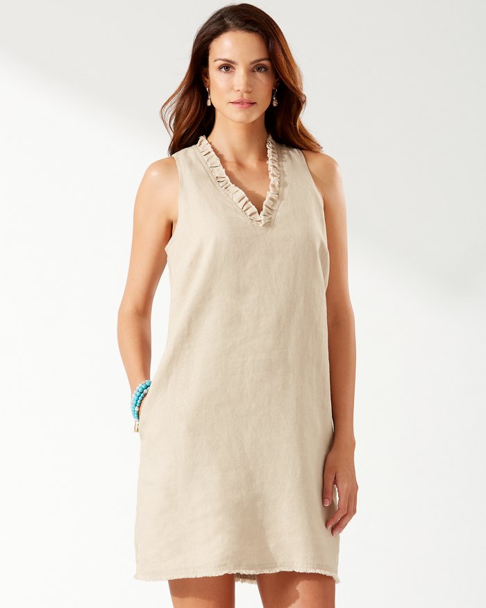 Tommy Bahama Two Palms Linen Shift Dress Tommy Bahama Two Palms Linen Shift Dress