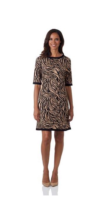 Jude Connally Louisa Ponte Knit Shift Dress Zebra – Dan's Southern Prep