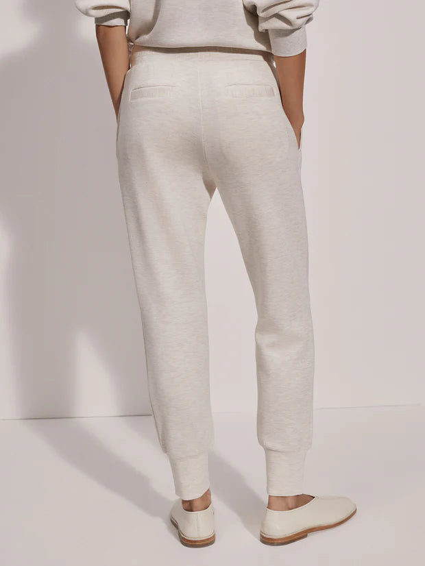 Varley The Slim Cuff Pant 25 Inseam Ivory Marl