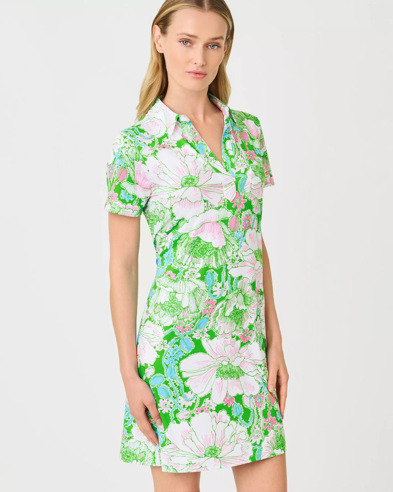 lily pulitzer green dress Lilly Dune UPF 50+ Short Sleeve Women's Putting : SM Collection: SS26 MATERNITY DROP 3 Please note US KIDS SIZE:4 Big Kid 1980's Betsey Johnson Green
