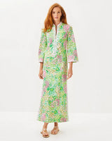 Lilly Pulitzer Shealyn 3/4 Sleeve Dress Fauna Green Lime Feeling Good
