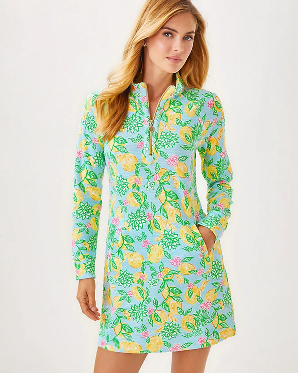 Lilly Pulitzer Ashlee Dress Bluette Make Lemonade