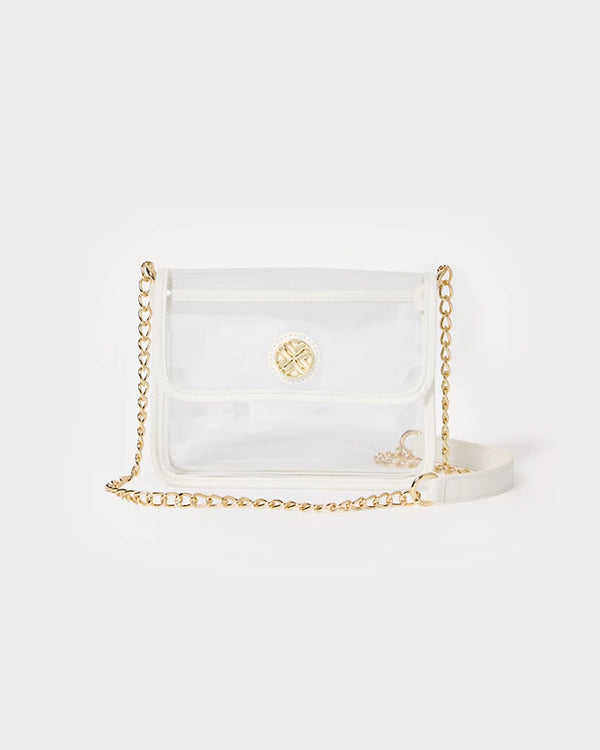 Lilly Pulitzer Amberlie Clear Crossbody Bag