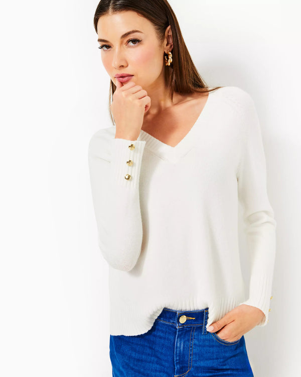 Lilly Pulitzer Kaycee Sweater Coconut  *