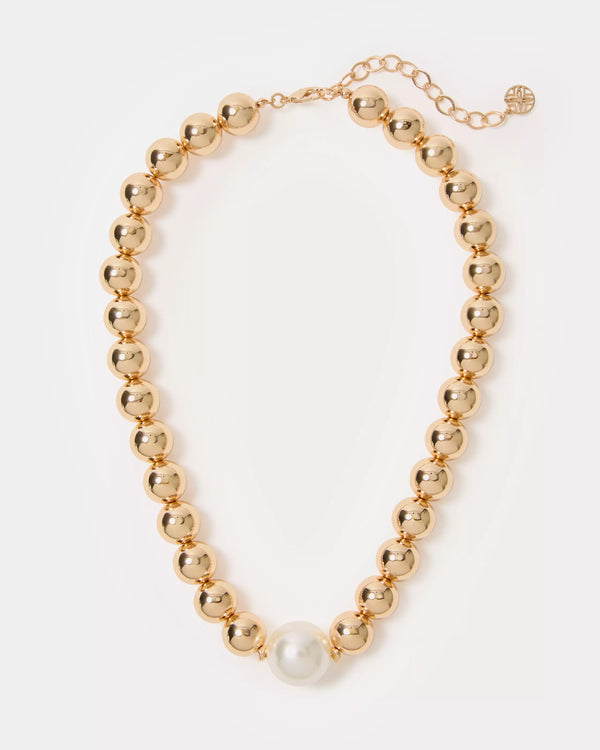Lilly Pulitzer Tidepool Treasures Necklace Gold Metallic