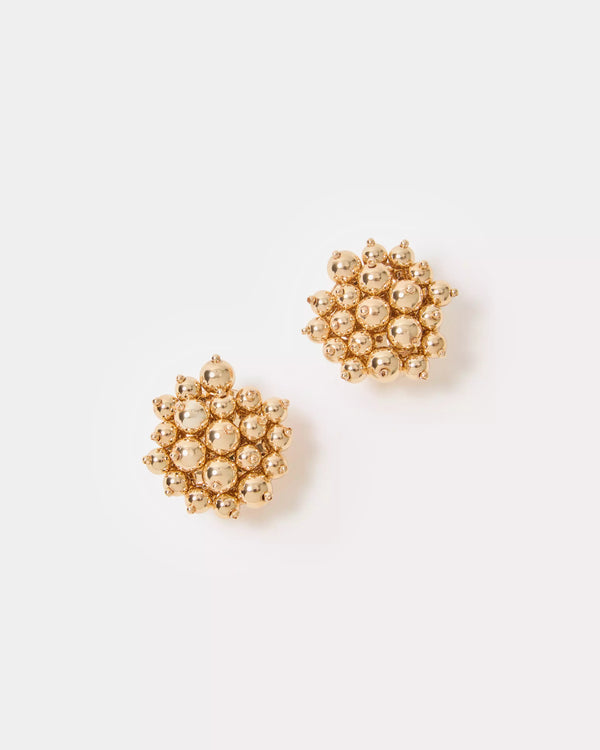 Lilly Pulitzer Tidepool Treasures Earrings Gold Metallic