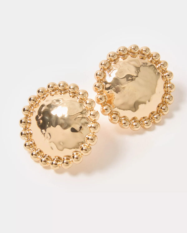 Lilly Pulitzer Via Del Mar Earrings Gold Metallic