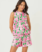 Lilly Pulitzer 5" Bal Harbour Short Putting Green Hannah Engineered  *
