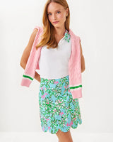Lilly Pulitzer UPF 50+ Luxletic Monica Scallop Skort Multi Sun of a Bum