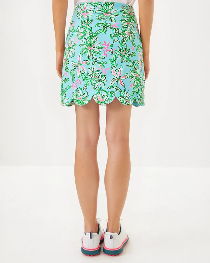 Lilly Pulitzer UPF 50+ Luxletic Monica Scallop Skort Multi Sun of a Bum