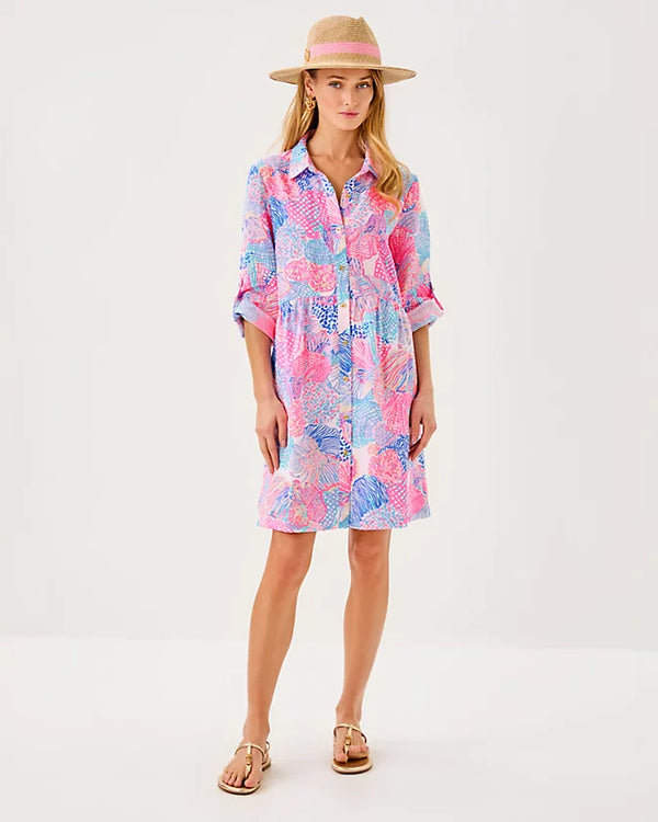 Lilly Pulitzer Shaela Dress Multi Roar of the Seas * Dan's Southern Prep Lilly Pulitzer Shaela Dress Multi Roar of the Seas * Dan's Southern Prep