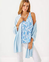 Lilly Pulitzer Lanelle Wrap Heathered Bluette