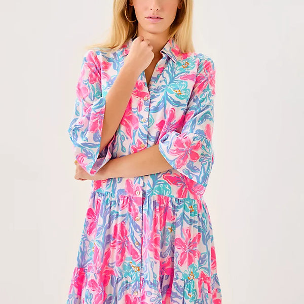 Robe Tunique Southern Frock Multi-couleurs — Taille S, Neuve Avec étiquette ($110 Valeur)