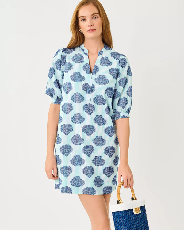 blue and white lilly pulitzer dress Lilly Pulitzer Mialeigh Elbow Sleeve Dress Day Dream Blue Seashell Jac – Dan's Southern Prep