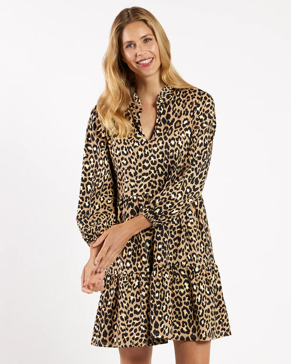 Jude Connally Dolly Dress Jude Cloth Cheetah Gold