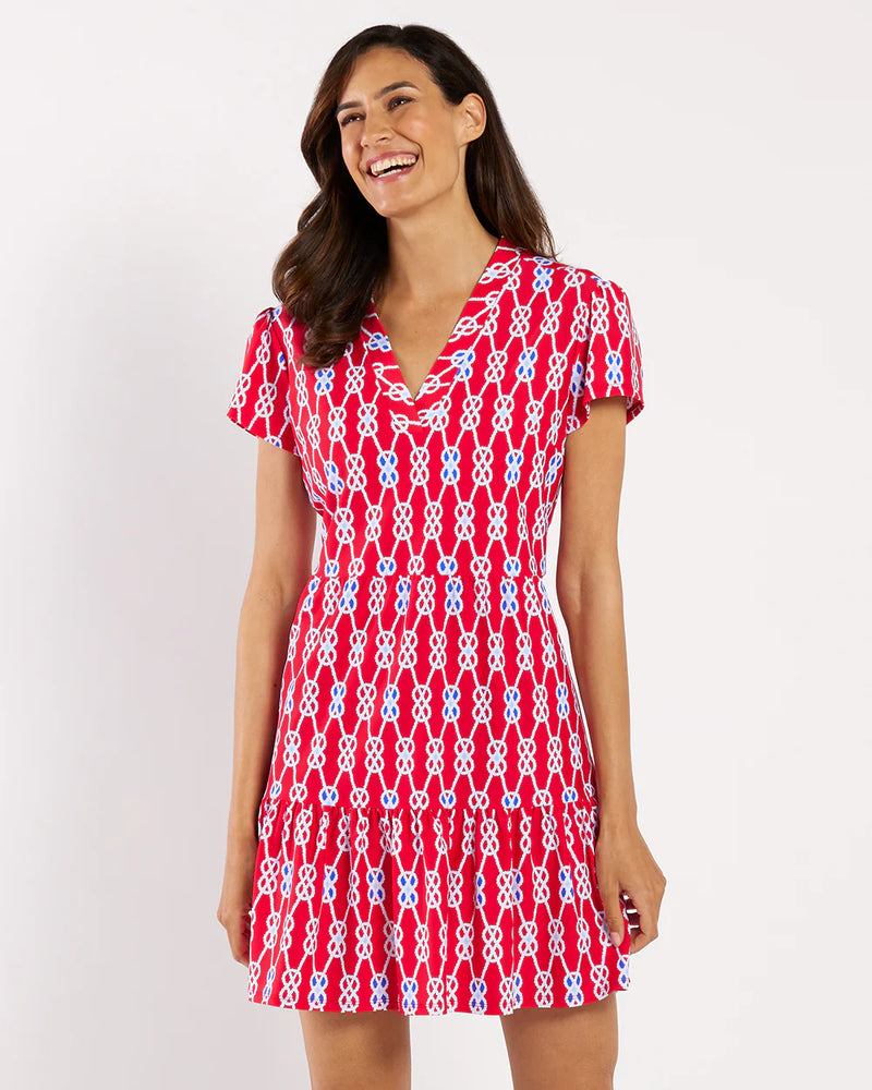 Jude Connally Ginger Dress Jude Cloth Sailors Knot Red Dan's Southern Prep Jude Connally Ginger Dress Jude Cloth Sailors Knot Red Dan's Southern Prep