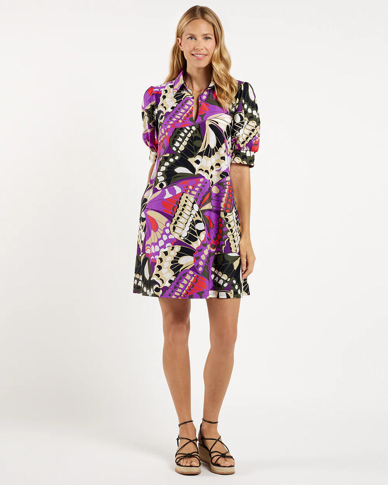 Jude Connally Emerson Dress Butterfly Mosaic