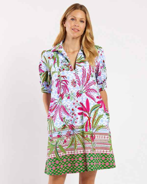 Jude Connally Emerson Dress Palm Royale White