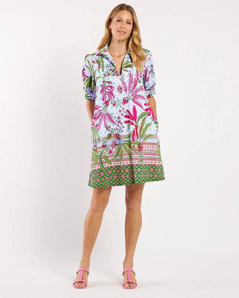 Jude Connally Emerson Dress Palm Royale White