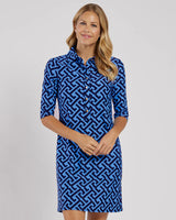 Jude Connally Susanna Shirt Dress Grand JC Key Navy