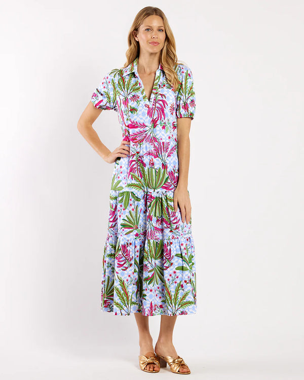Jude Connally Portia Dress Gilded Jude Cloth Palm Royale White