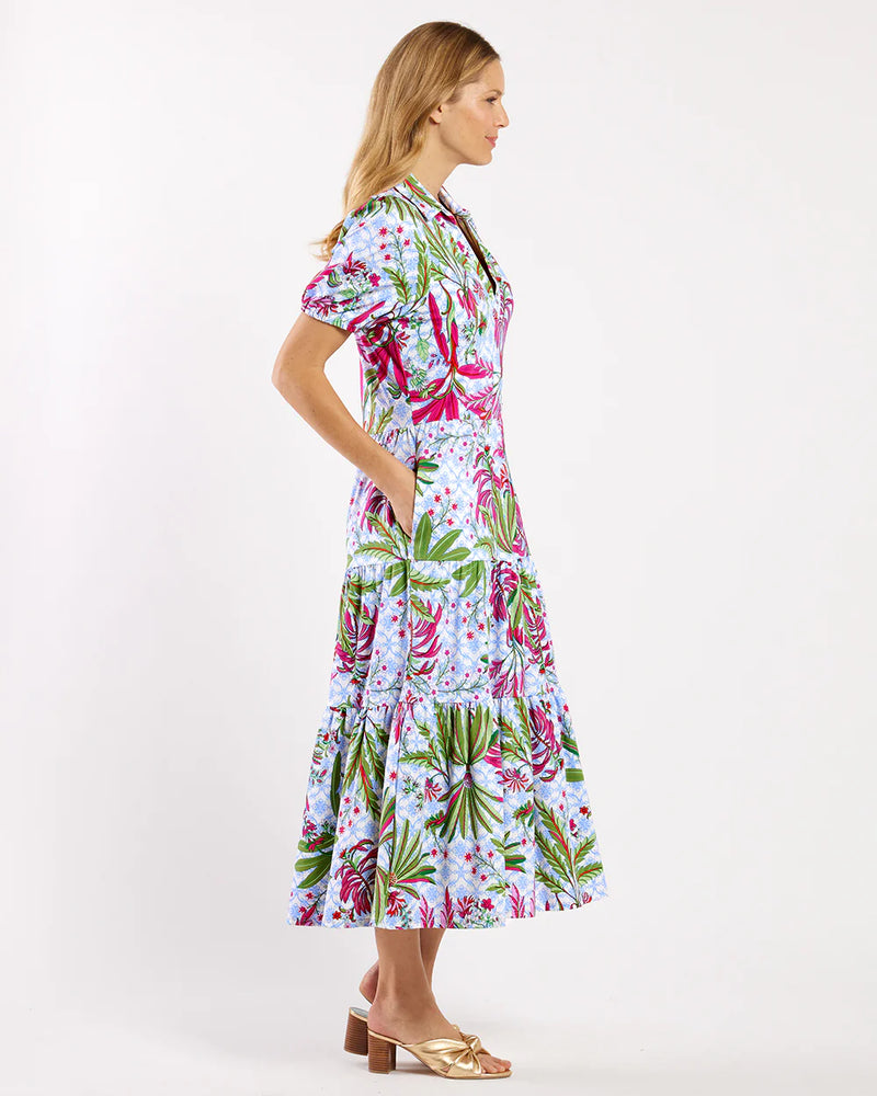Jude Connally Portia Dress Gilded Jude Cloth Palm Royale White