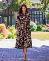Jude Connally Kitty Dress Modern Zebra Black