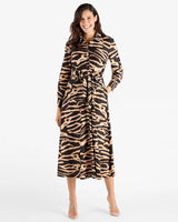 Jude Connally Kitty Dress Modern Zebra Black