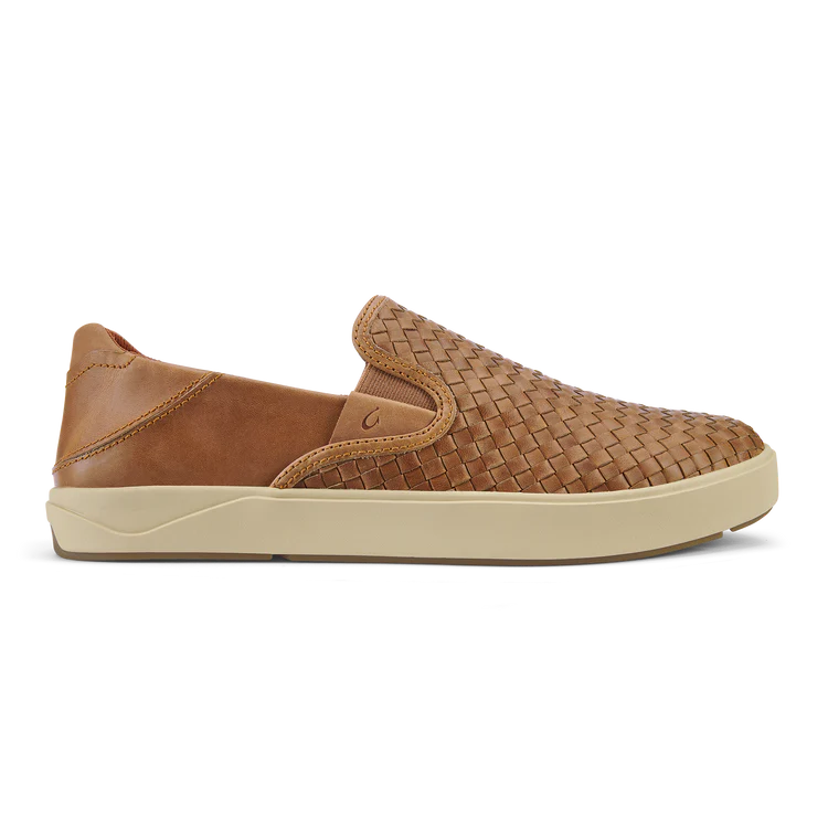 Olukai Lae'ahi Lauhala Men's Slip-On's in Fox