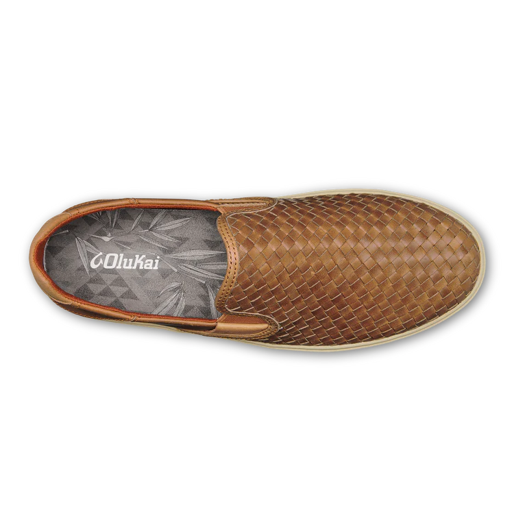 Olukai Lae'ahi Lauhala Men's Slip-On's in Fox