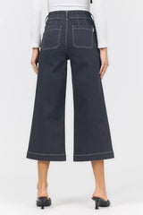 Dear John Audrey Wide Leg Jean Washed Black