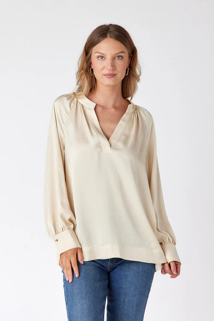 Crosby by Mollie Burch Rhett Tunic Eggshell – Dan's Southern Prep
