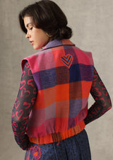 Emily Lovelock Kim Vest Crimson