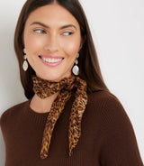 Karen Kane Scarf Leopard Print
