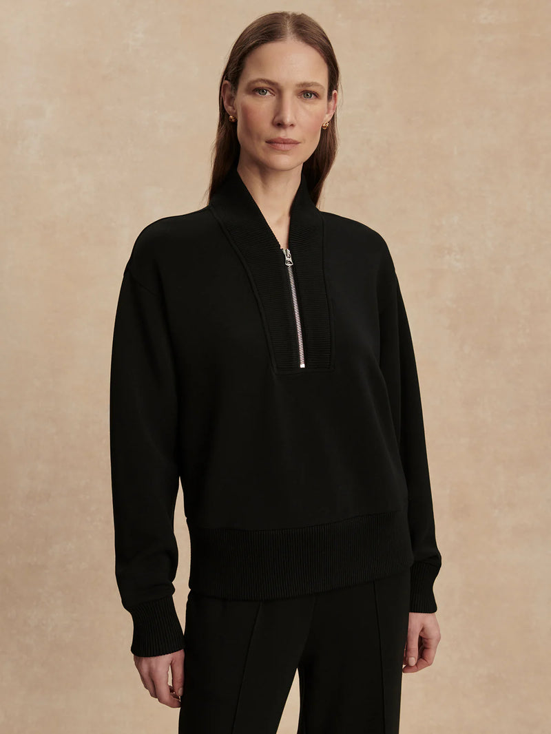 Varley Sally Half-Zip Sweatshirt Black