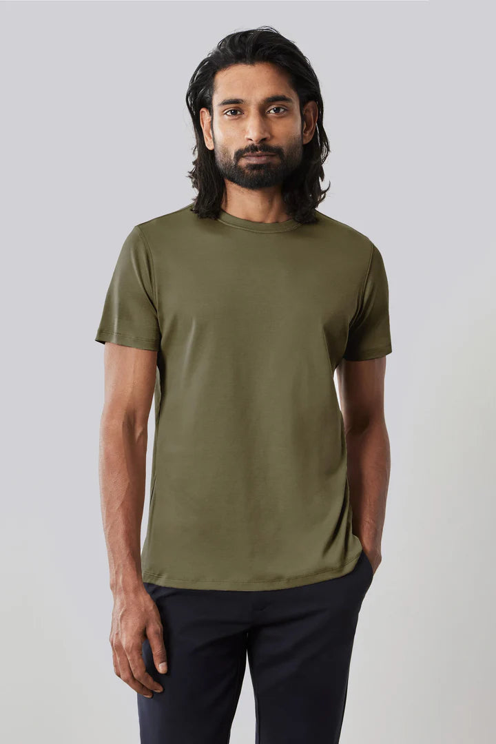 Robert Barakett The Barakett Tee in Loden