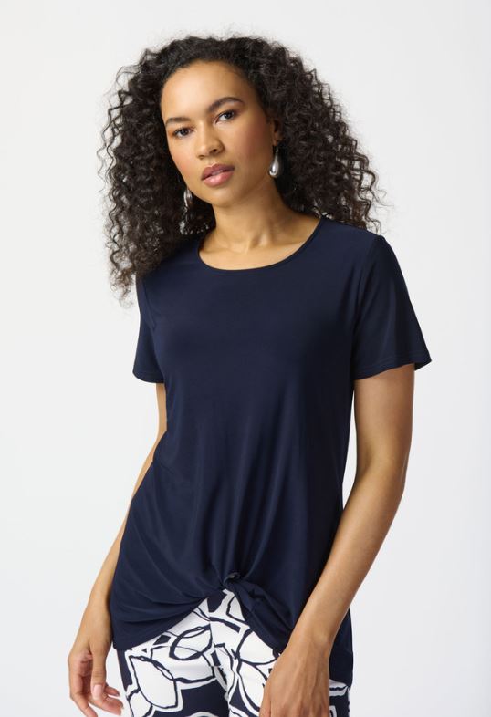 Joseph Ribkoff LDS Top #241290 Midnight Blue